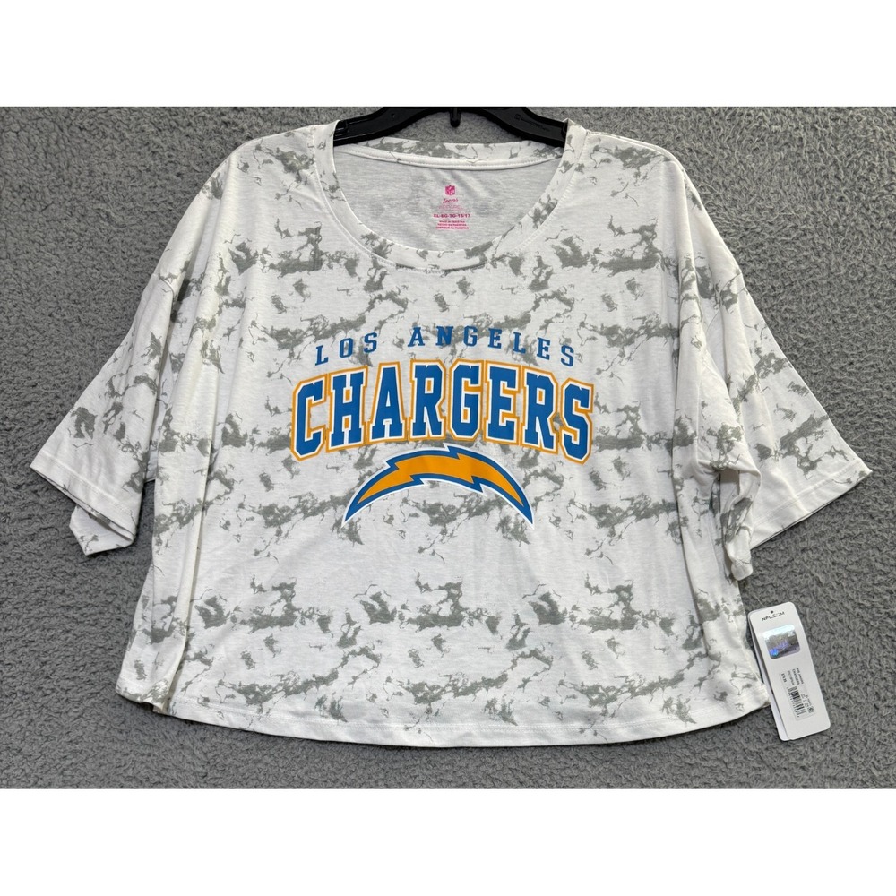 NFL Team Apparel Teens Los Angeles Chargers Girls Youth T Shirt XL 15/17 NEW
